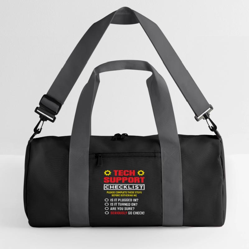 Liste de contrôle du support technique Plugin Admin IT Sac de sport recyclé