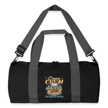 Cruise Crew Memories Holiday Group - Recycled Duffel Bag - black/graphite grey - Front
