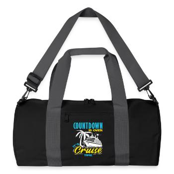 Countdown Is Over Its Cruise Time Holiday - Recycled Duffel Bag - black/graphite grey - Front