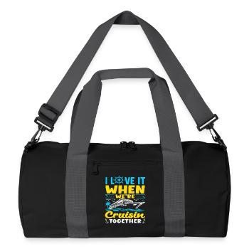 Cruisin Together Cruise Holidays Partners - Recycled Duffel Bag - black/graphite grey - Front
