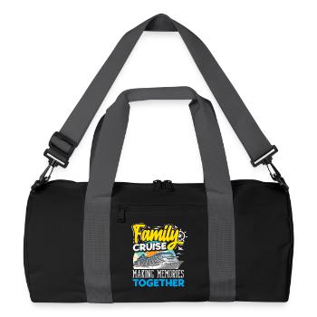 Family Cruise Making Memories Together - Recycled Duffel Bag - black/graphite grey - Front