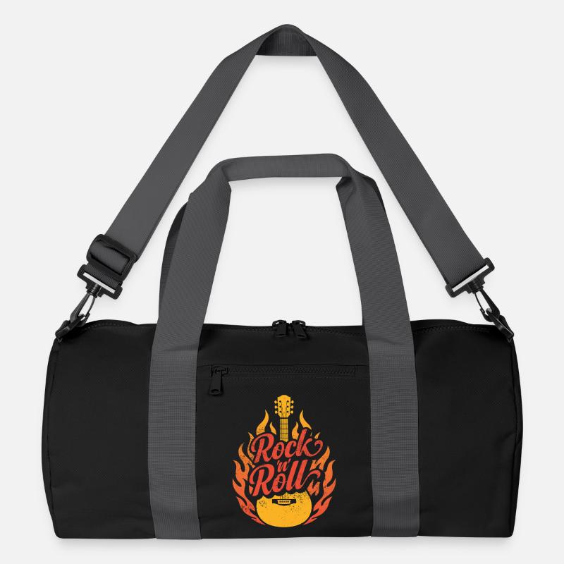 Rock and Roll Recycled Duffel Bag