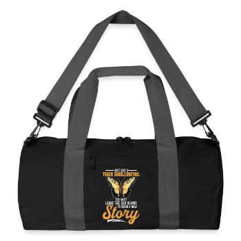  Butterfly Lover Insect Entomoloy Eastern Tiger - Recycled Duffel Bag - black/graphite grey - Front