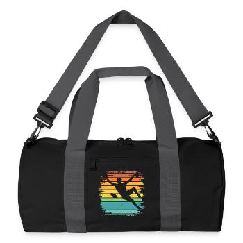 Boulderer Boulder Bouldering - Recycled Duffel Bag - black/graphite grey - Front