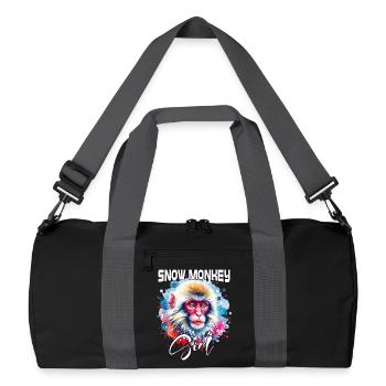 Snow Monkey Girl Snow Monkey - Recycled Duffel Bag - black/graphite grey - Front