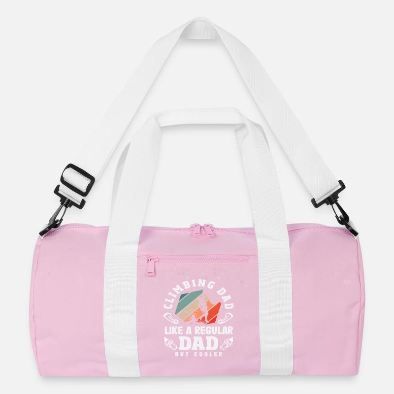 Climb dad like a normal dad, only cooler Recycled Duffel Bag