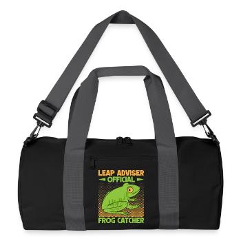 Frog Catcher Leap Adviser Official Frog - Recycled Duffel Bag - black/graphite grey - Front