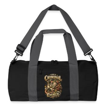 Color Rat Fancy Rat House Rat Tiny Criminal Energy - Recycled Duffel Bag - black/graphite grey - Front