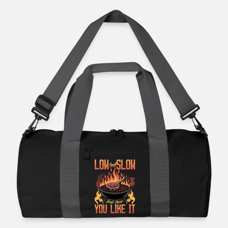 BBQ Grilling Meat Smoking Barbecue Recycelte Duffel Bag