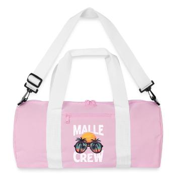 Malle Crew - Recycled Duffel Bag - pink/white - Front
