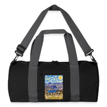 Parc national de Kings Canyon Californie Vista - Sac de sport recyclé - noir/gris graphite - Devant
