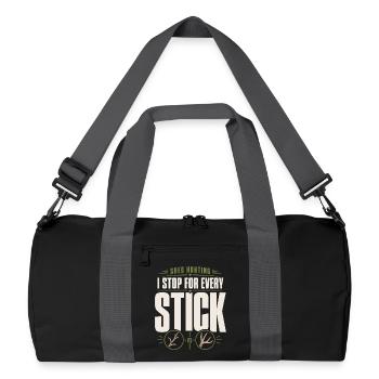 Chasse-écailles-chasseur-bois-cerf-cerf-cerf de Virginie - Sac de sport recyclé - noir/gris graphite - Devant