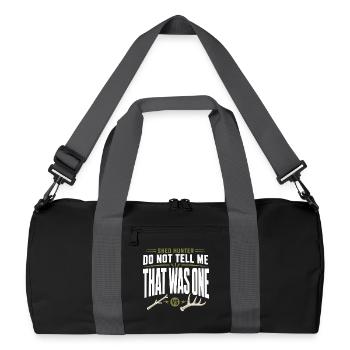 Chasse-écailles-chasseur-bois-cerf-cerf-cerf de Virginie - Sac de sport recyclé - noir/gris graphite - Devant