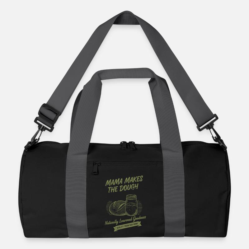 Sauerteigbrot-Backmama macht den Teig Recycelte Duffel Bag