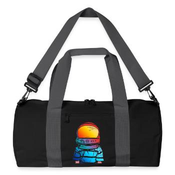 Astronaut Dream Gift for Kids - Recycled Duffel Bag - black/graphite grey - Front