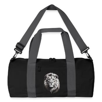 Lion's Head - Recycled Duffel Bag - black/graphite grey - Front