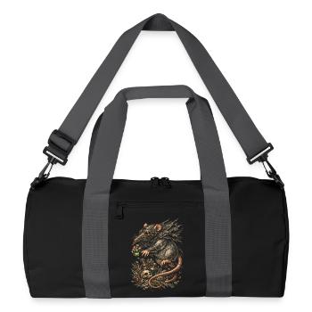Maison de Rats Colorés Maison Spéciale Médecin de la Peste des Rats - Sac de sport recyclé - noir/gris graphite - Devant