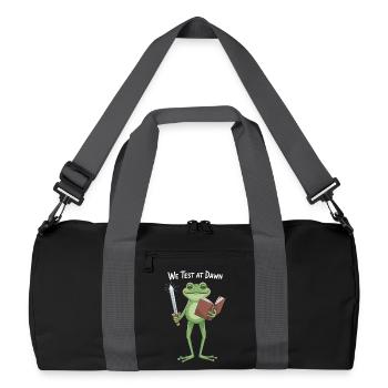 Nous testons à Dawn Frog Knight - Sac de sport recyclé - noir/gris graphite - Devant