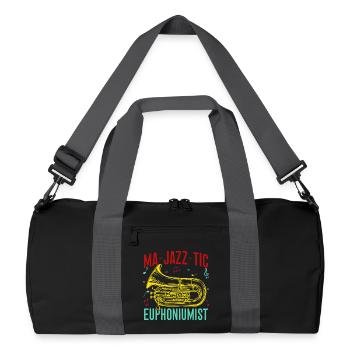 Euphonium Ma-Jazz-Tic Euphoniumist Baritone - Recycelte Duffel Bag - Schwarz/Graphitgrau - Vorne