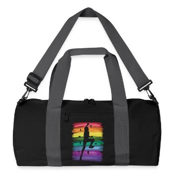 Boulderer Boulder Bouldering - Recycled Duffel Bag - black/graphite grey - Front