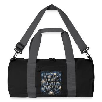 Celestial Constellation Astrology Gift - Recycled Duffel Bag - black/graphite grey - Front