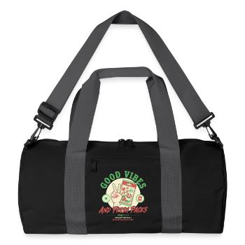 And Fresh Packs Collect Them All - Recycled Duffel Bag - black/graphite grey - Front