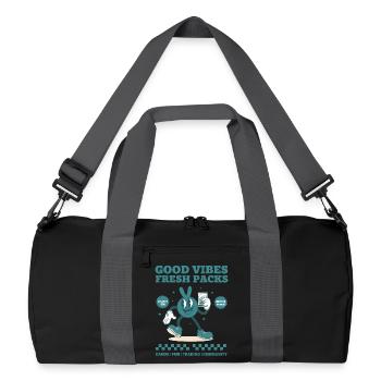 Fresh Packs Collect Em Unleash Power - Recycled Duffel Bag - black/graphite grey - Front