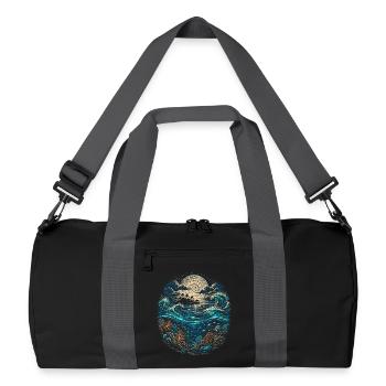 Belize Belizean Root - Recycled Duffel Bag - black/graphite grey - Front