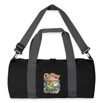 Ambiance glaçante Dragon Summer Beach Palmiers - Sac de sport recyclé - noir/gris graphite - Devant