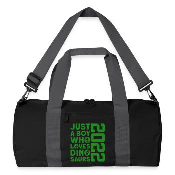 DINO 2022 DINOSAUR 4E ANNIVERSAIRE - Sac de sport recyclé - noir/gris graphite - Devant