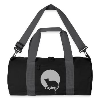 Cat Cat Cat Cat Cat Pussy - Recycled Duffel Bag - black/graphite grey - Front