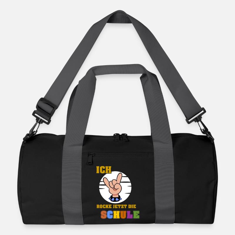Ich rocke jetzt die Schule - Einschulung Schule Recycelte Duffel Bag