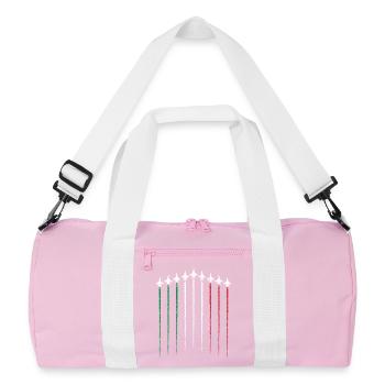 Drapeau Hue épées en vert blanc rouge - Sac de sport recyclé - rose/blanc - Devant