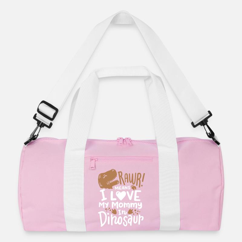 Dinosaurier Muttertag Recycelte Duffel Bag