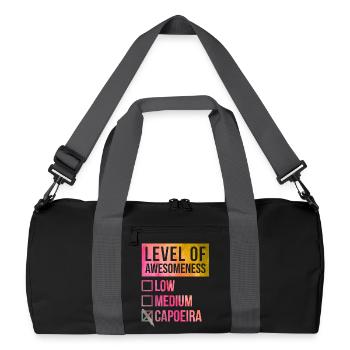 Capoeira - Recycled Duffel Bag - black/graphite grey - Front