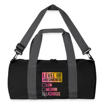 Lacrosse - Recycled Duffel Bag - black/graphite grey - Front