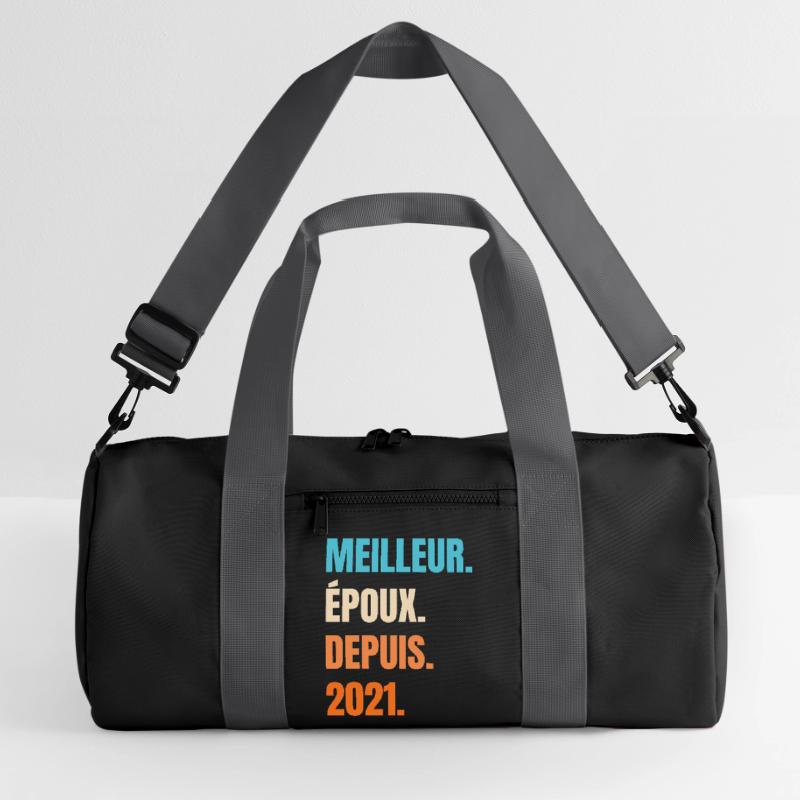 Bester Ehemann seit 2021 Geschenk-Ehemann Recycelte Duffel Bag