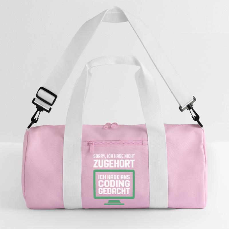 Pensée de codage à l’écran Sac de sport recyclé