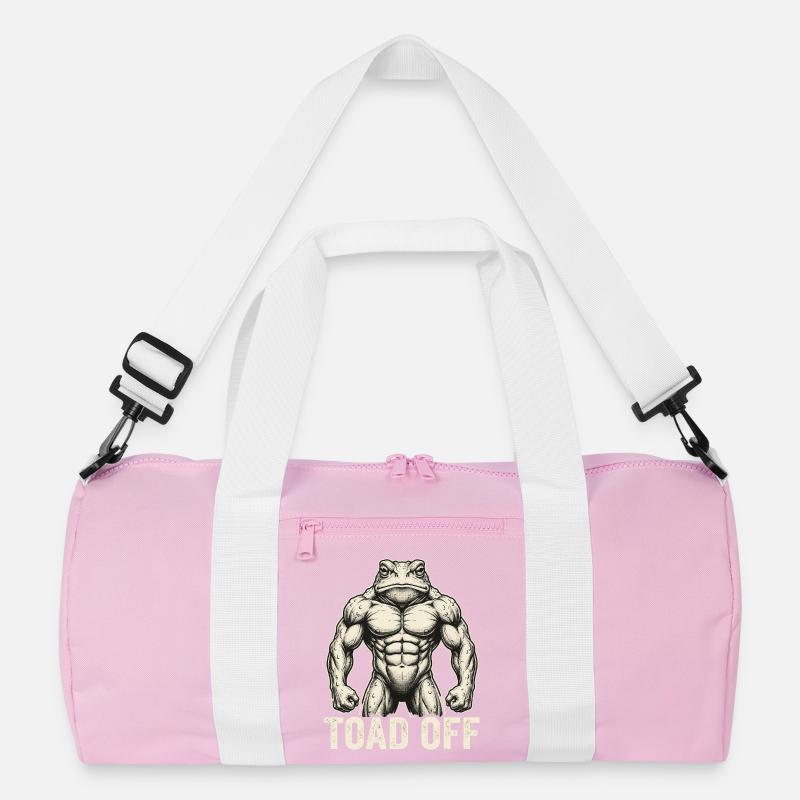 Toad Off Internet Meme Frog Recycelte Duffel Bag