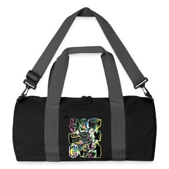 Pyrotechnician Pyro - Recycled Duffel Bag - black/graphite grey - Front