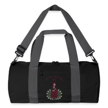 Natural Wine Only - Recycled Duffel Bag - black/graphite grey - Front