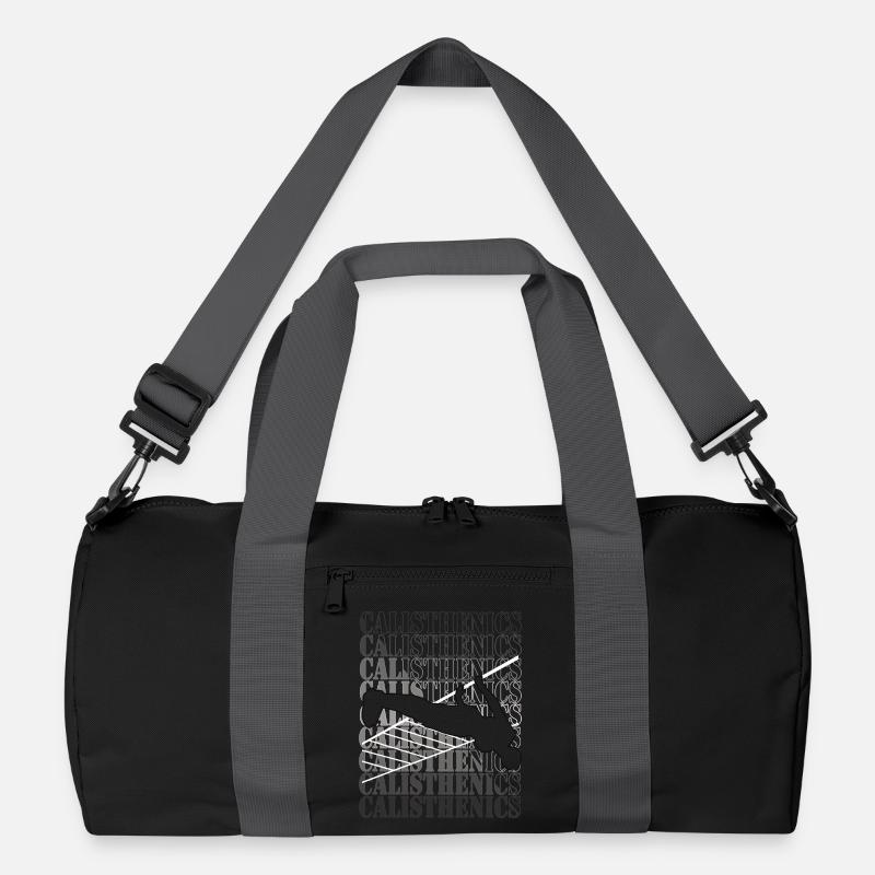 Calisthenics Pattern – Street Workout Design Recycelte Duffel Bag