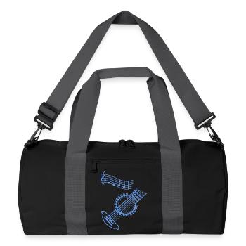 Guitar musician - Recycled Duffel Bag - black/graphite grey - Front
