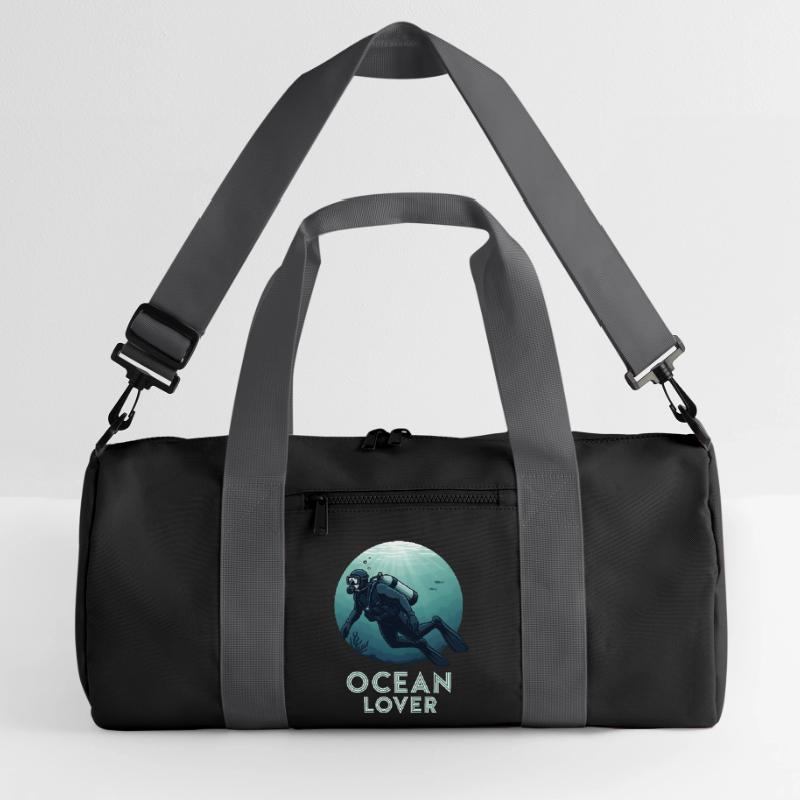 Ocean Lover Diver Recycled Duffel Bag