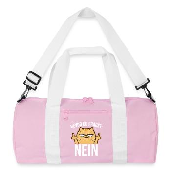 Chat du majeur - Sac de sport recyclé - rose/blanc - Devant