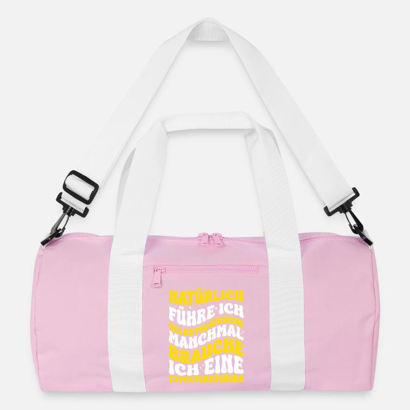 Self-talk know-it-all expert opinion Recycled Duffel Bag