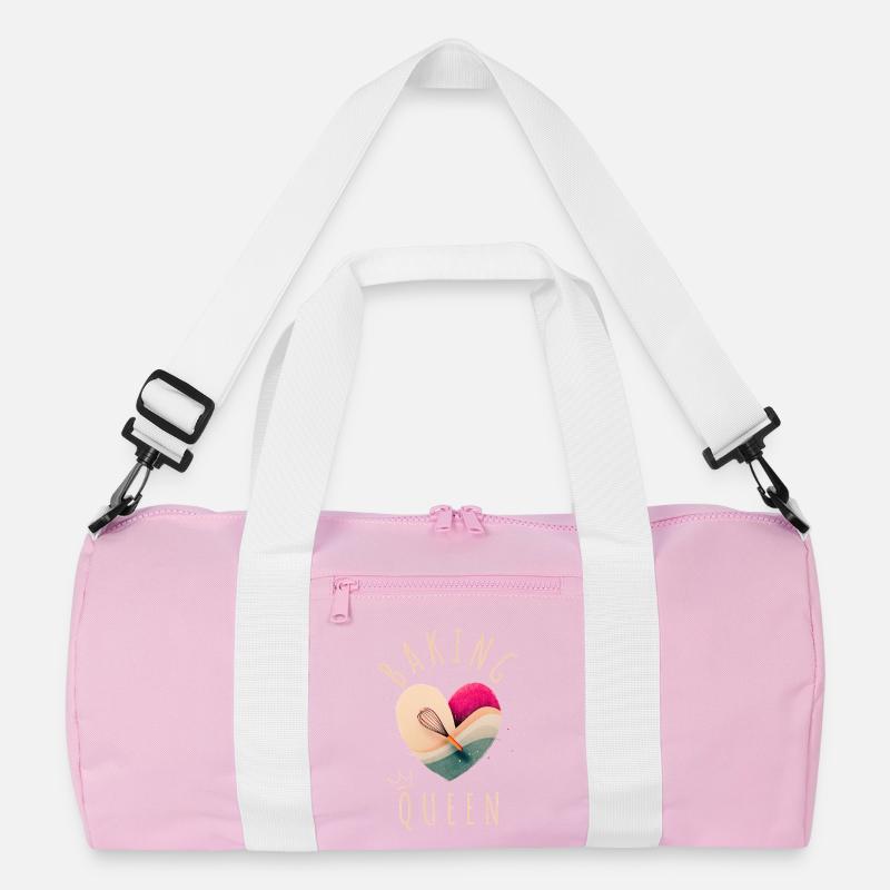 Baking Queen - Heart! Recycled Duffel Bag