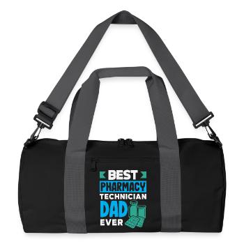 Apotheker Pharmazeutisch-technischer - Recycelte Duffel Bag - Schwarz/Graphitgrau - Vorne