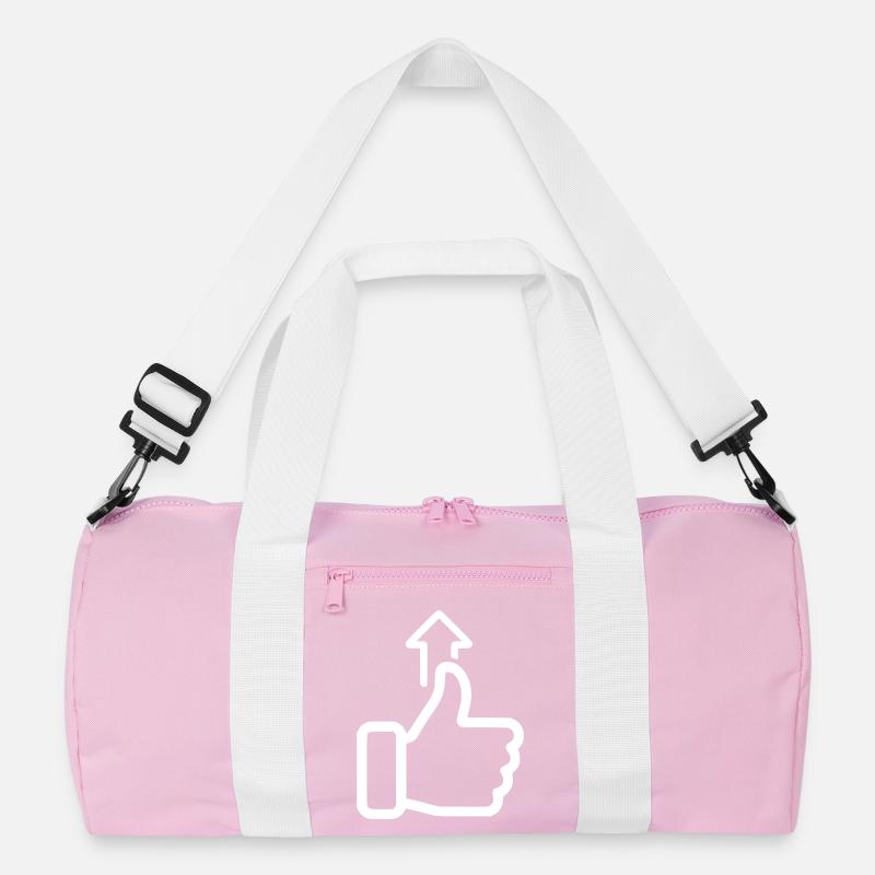 Status Up Hand Icon Level Up Vektor Recycelte Duffel Bag