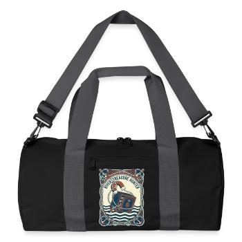 Pêche à Poissons Magnétique Rivière Chasseur de Trésors - Sac de sport recyclé - noir/gris graphite - Devant
